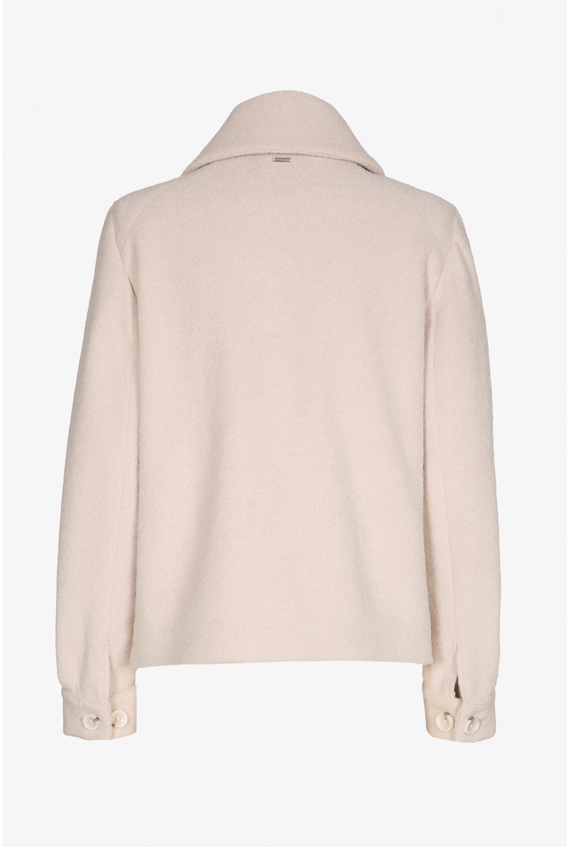 Short jacket with buttons
