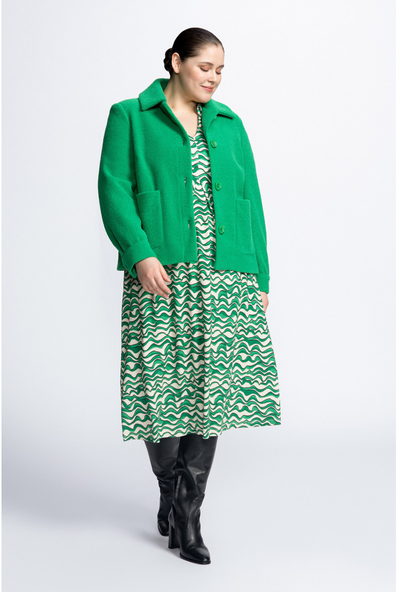 Veste courte à boutons
