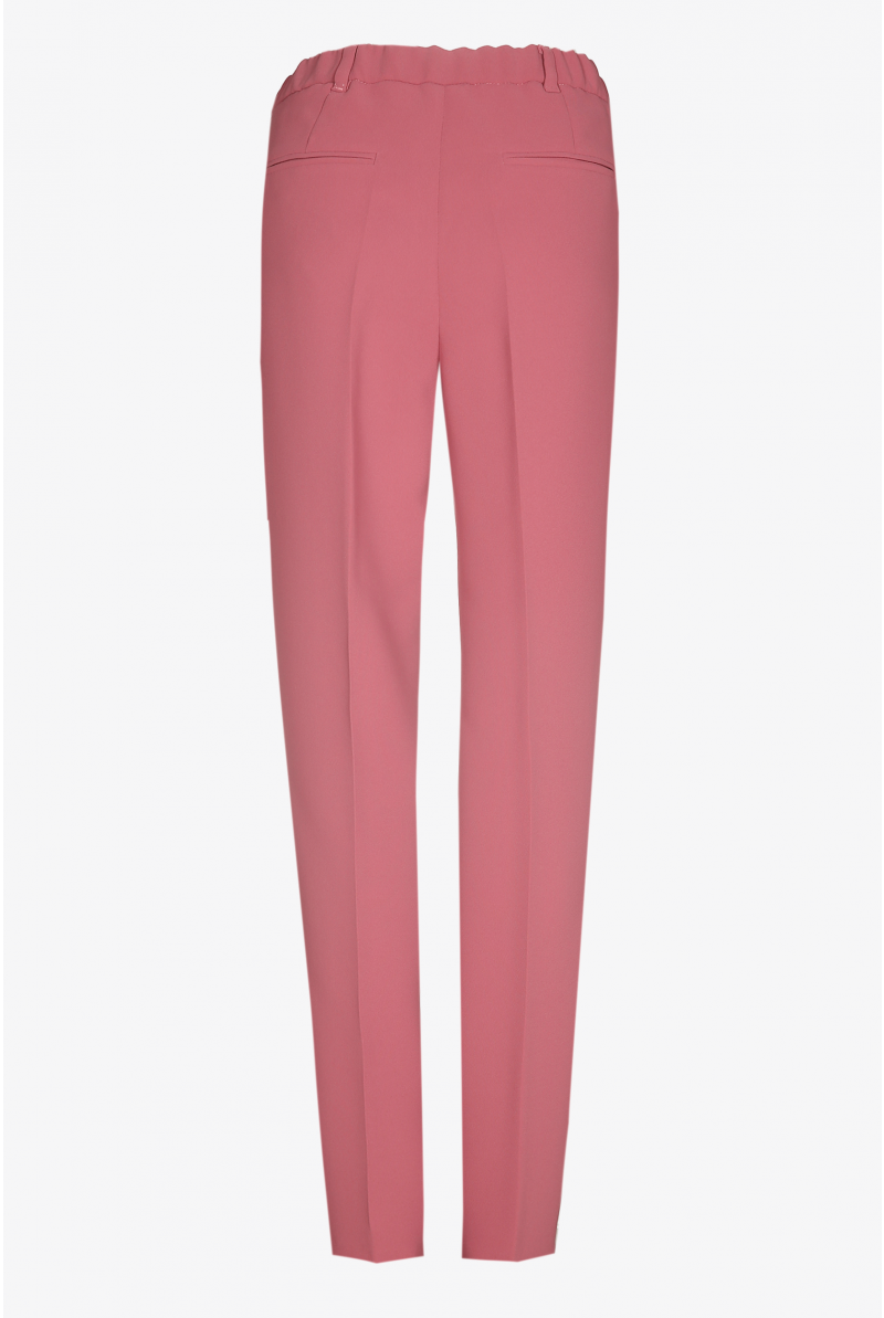 Pantalon en sergé à jambes étroites