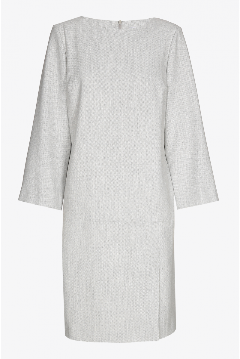 Robe asymétrique avec fente
