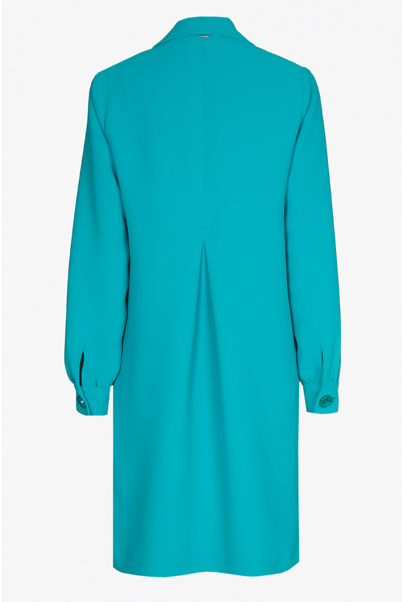 Blusenkleid mit Taschen aus Twill