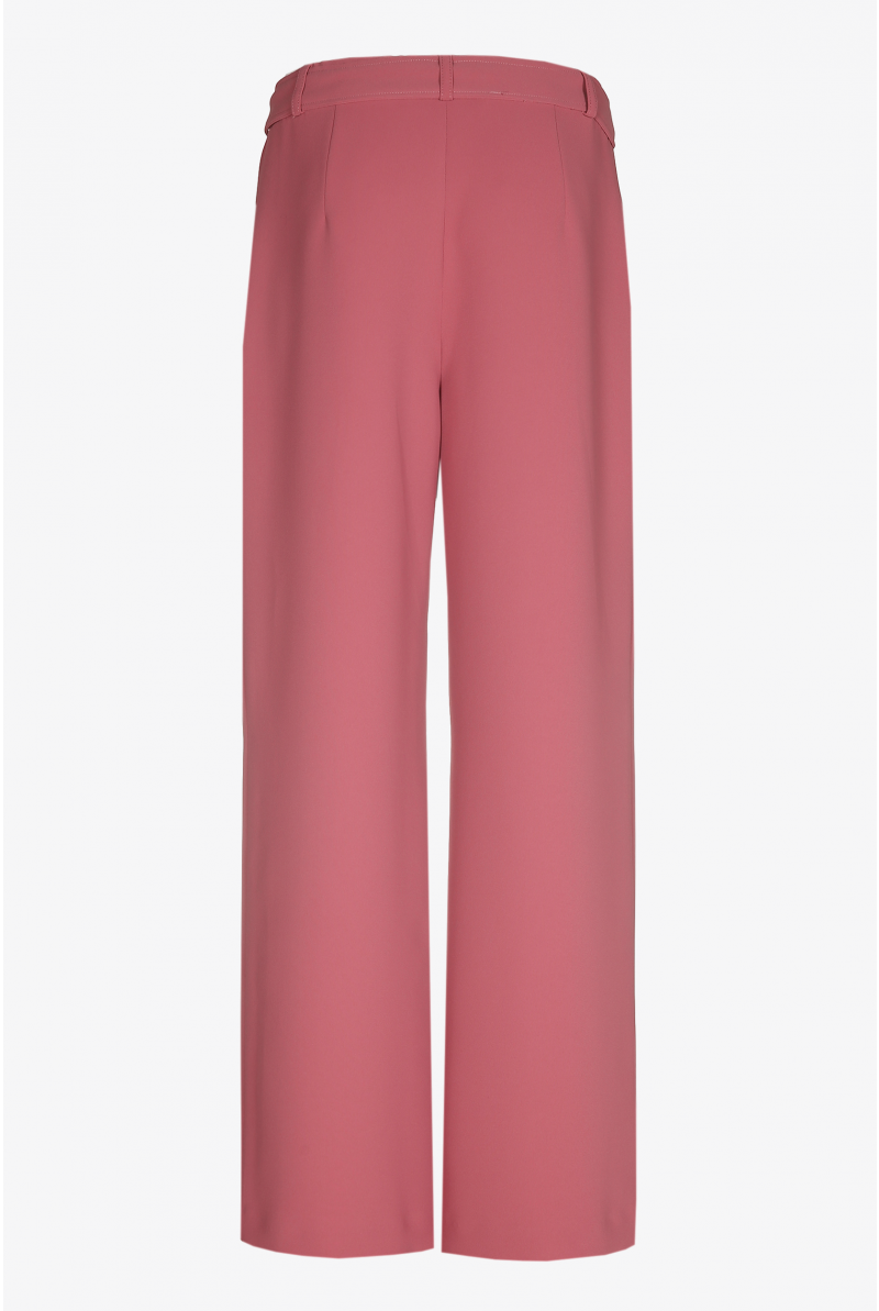 Pantalon en sergé muni d’un ruban à la taille