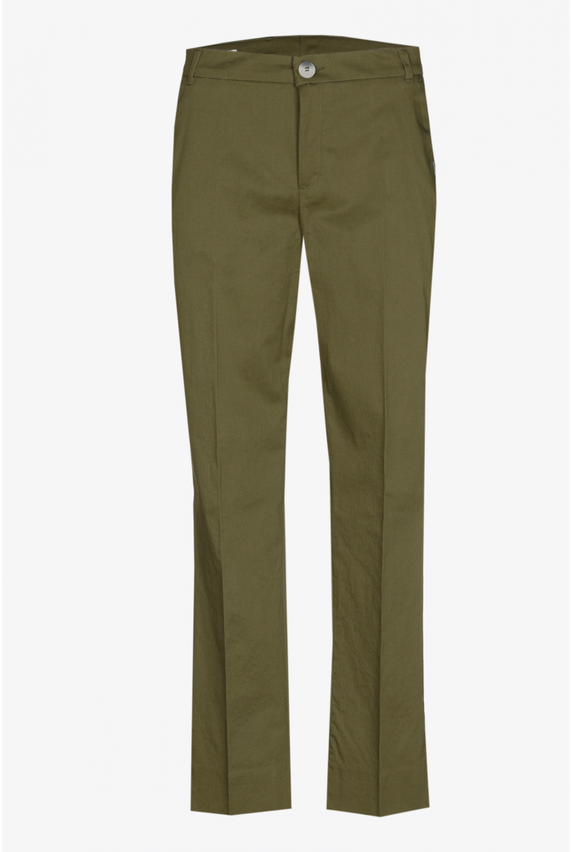 Pantalon à jambes étroites en coton
