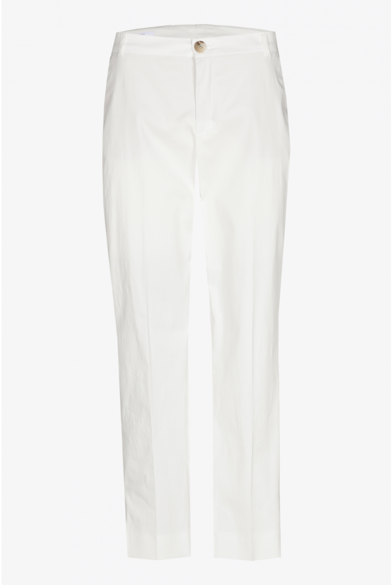 Cotton trousers with narrow legs
