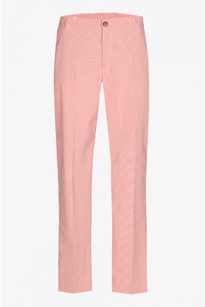 Smalle gestreepte broek
