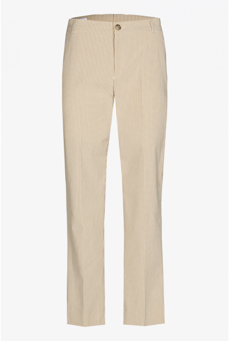 Smalle gestreepte broek