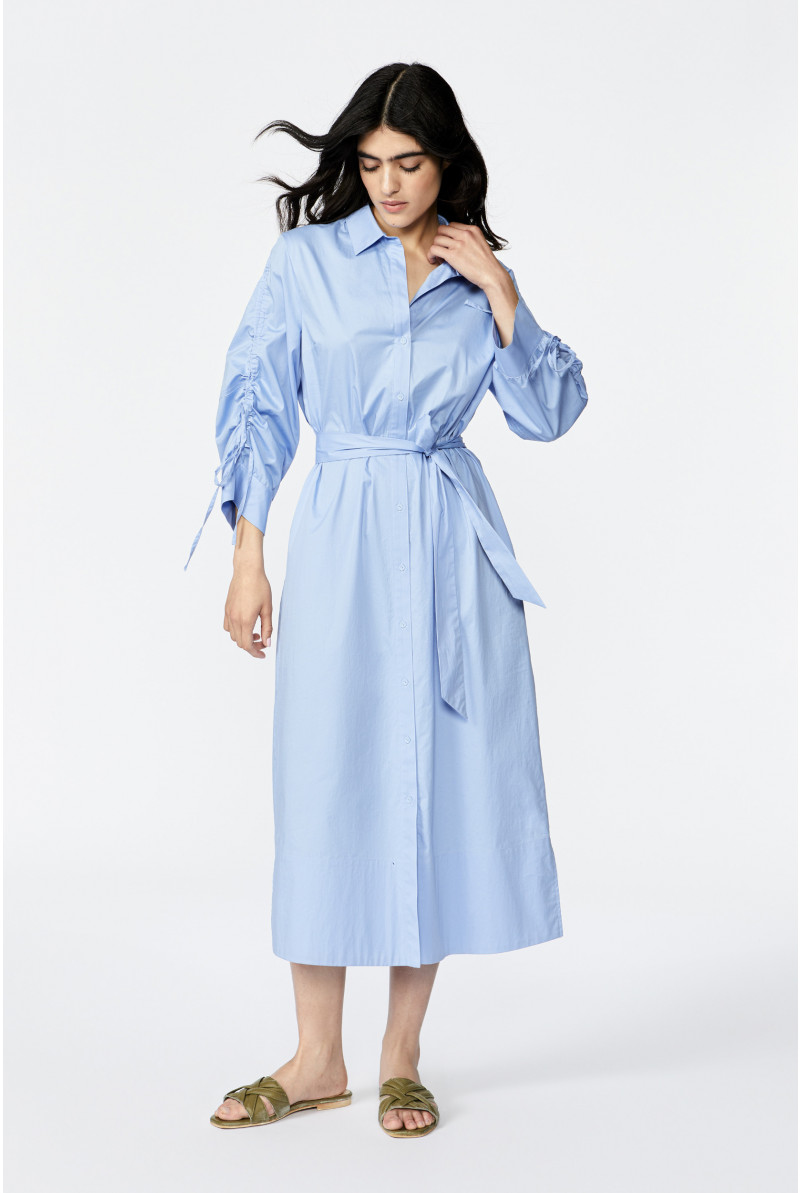 Cotton shirt dress