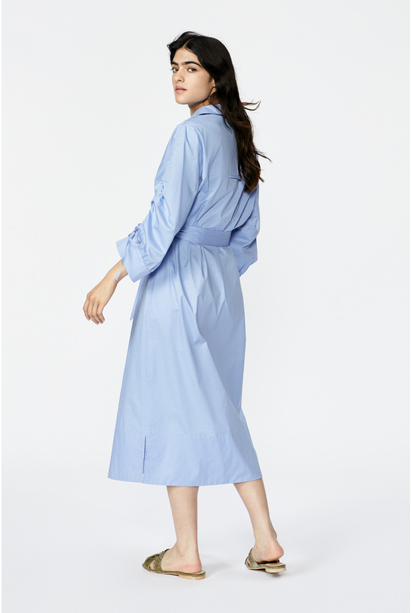 Cotton shirt dress