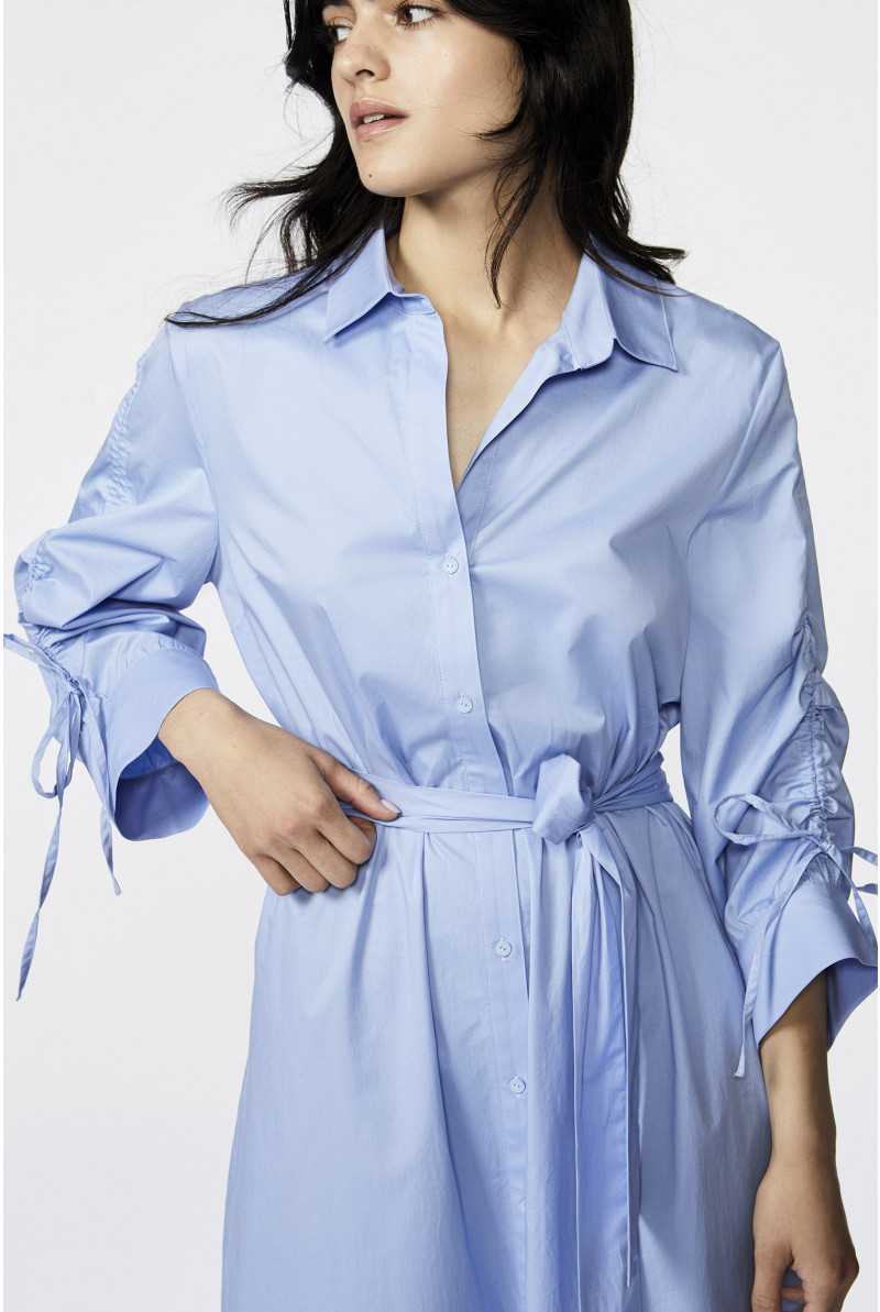 Cotton shirt dress