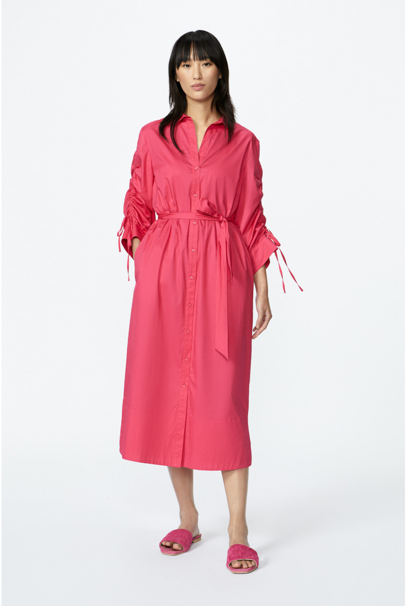 Cotton shirt dress