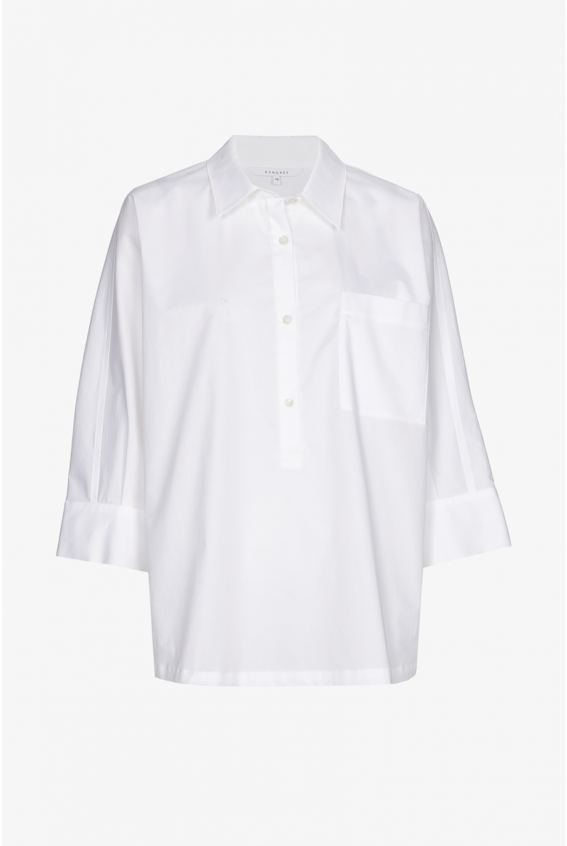Blouse met knopen op rug