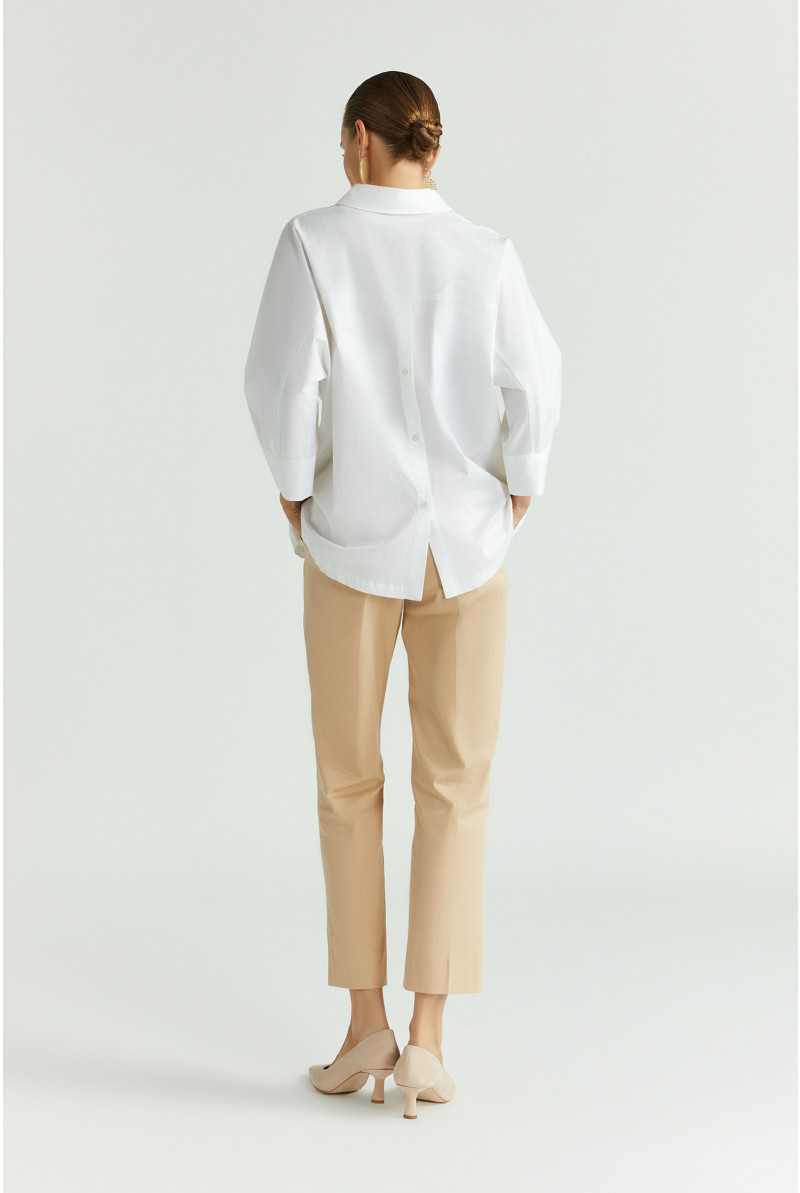 Blouse met knopen op rug