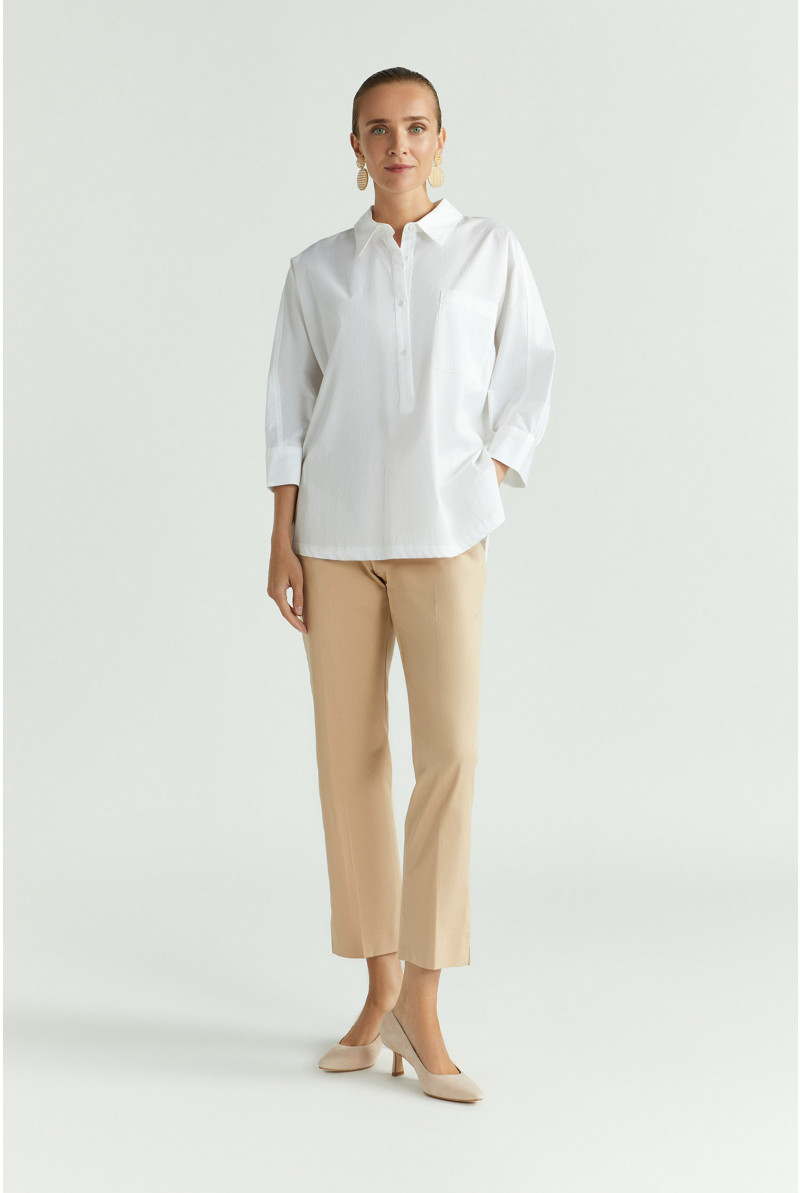 Blouse met knopen op rug