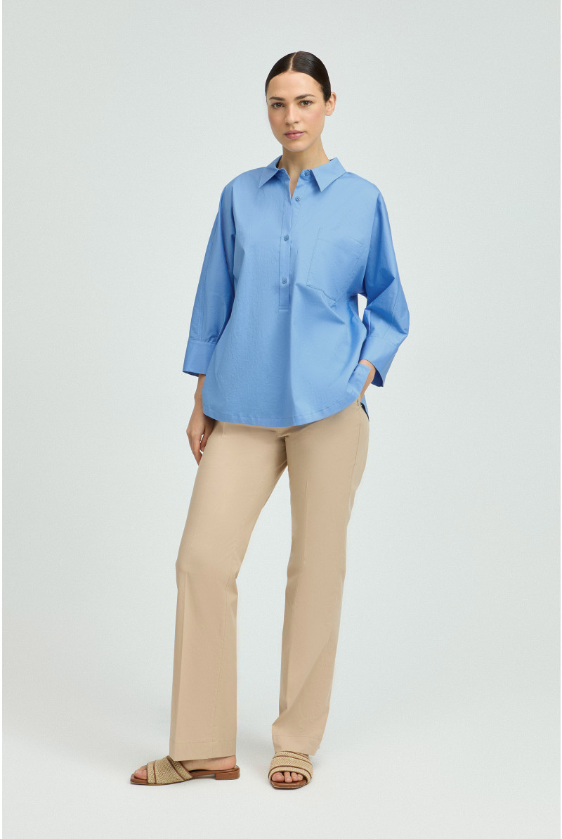 Blouse met knopen op rug