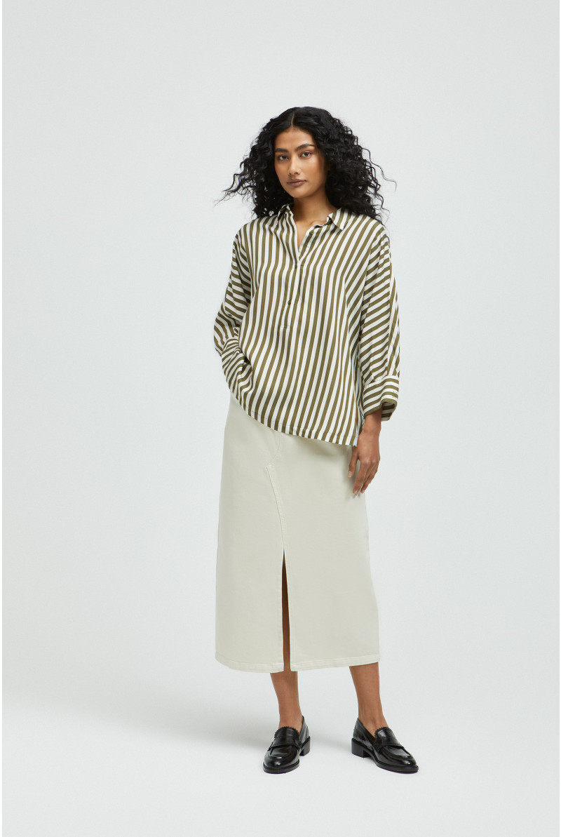 Oversized Hemdbluse