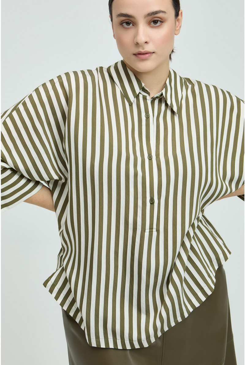 Oversized Hemdbluse