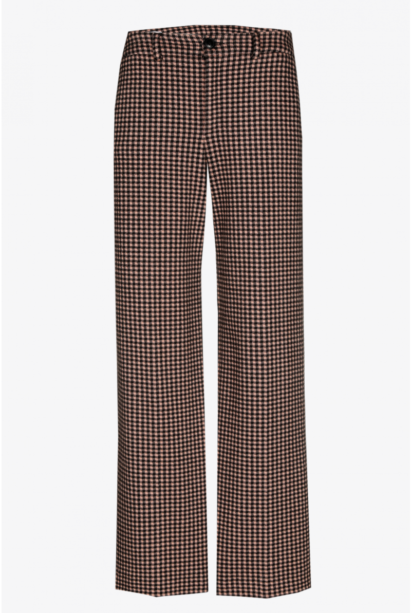 Karierte hose mit weitem bein Clearance