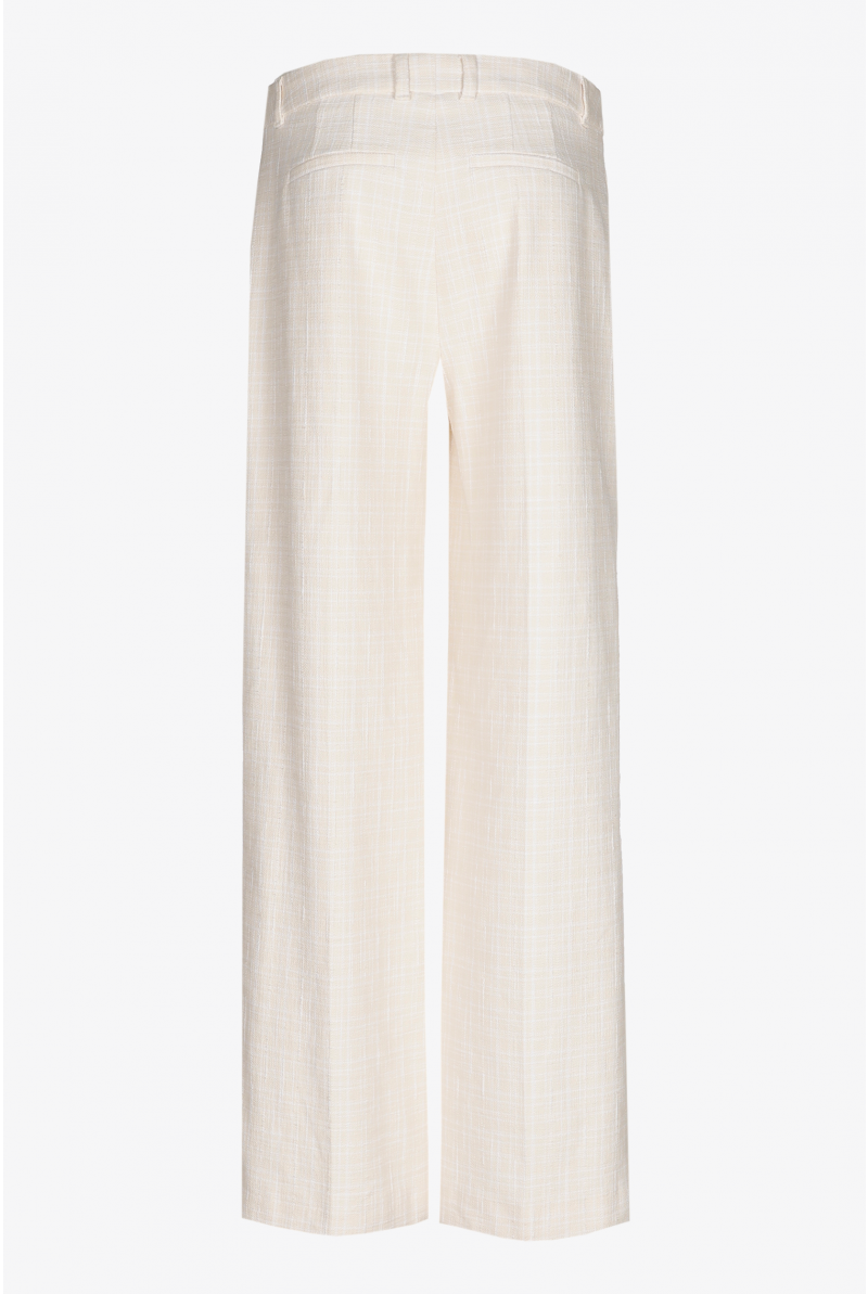 Geruite broek met wijde pijpen