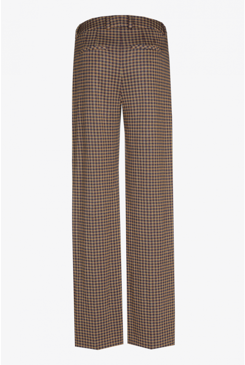 Soepelvallende geklede broek