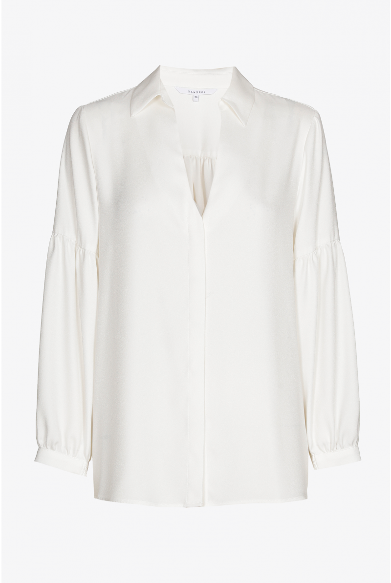 Comfortabele blouse met V-hals