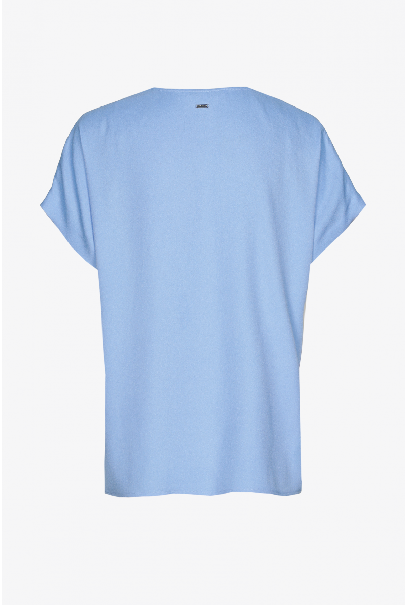 Bluse mit verdecktem Verschluss
