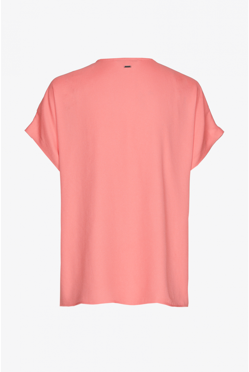 Bluse mit verdecktem Verschluss