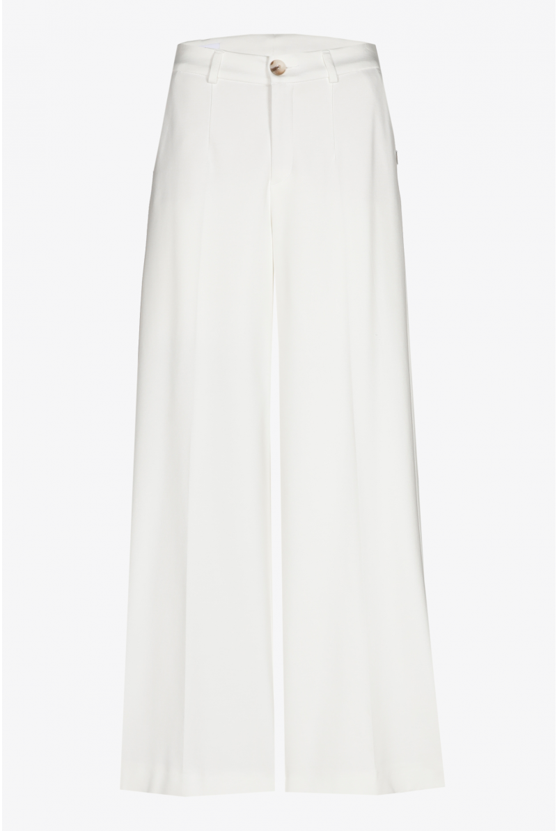 Pantalon extensible à jambes larges
