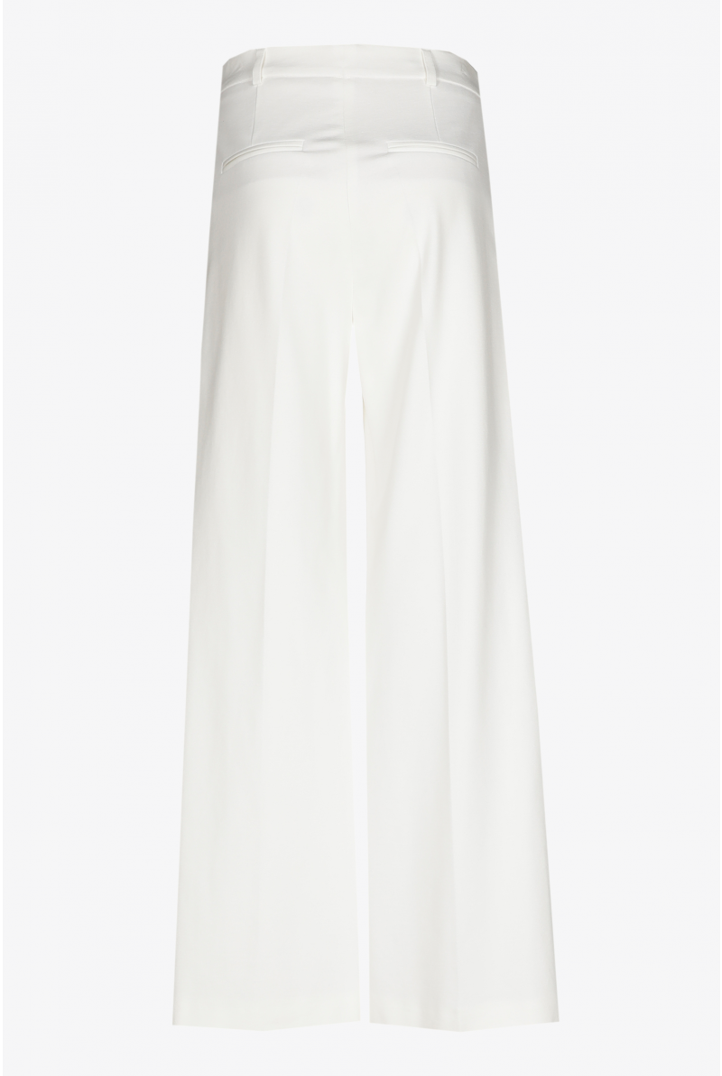 Pantalon extensible à jambes larges