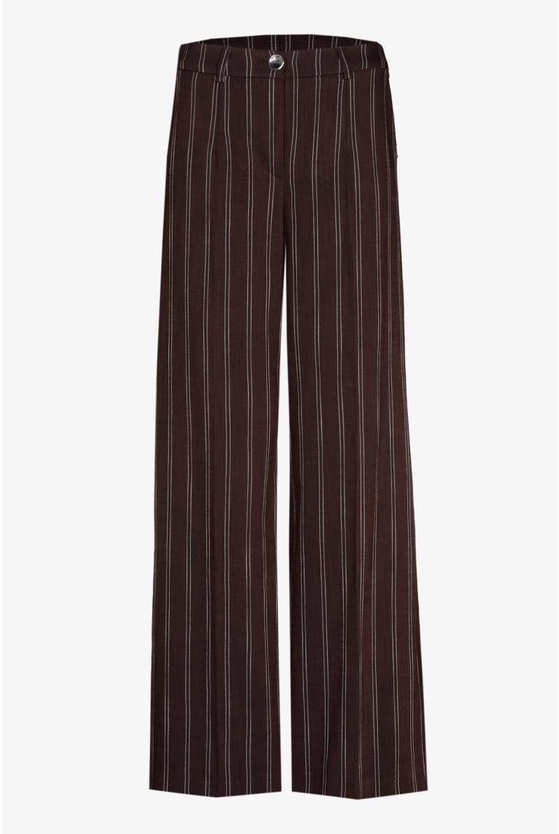 Stijlvolle broek met krijtstrepen