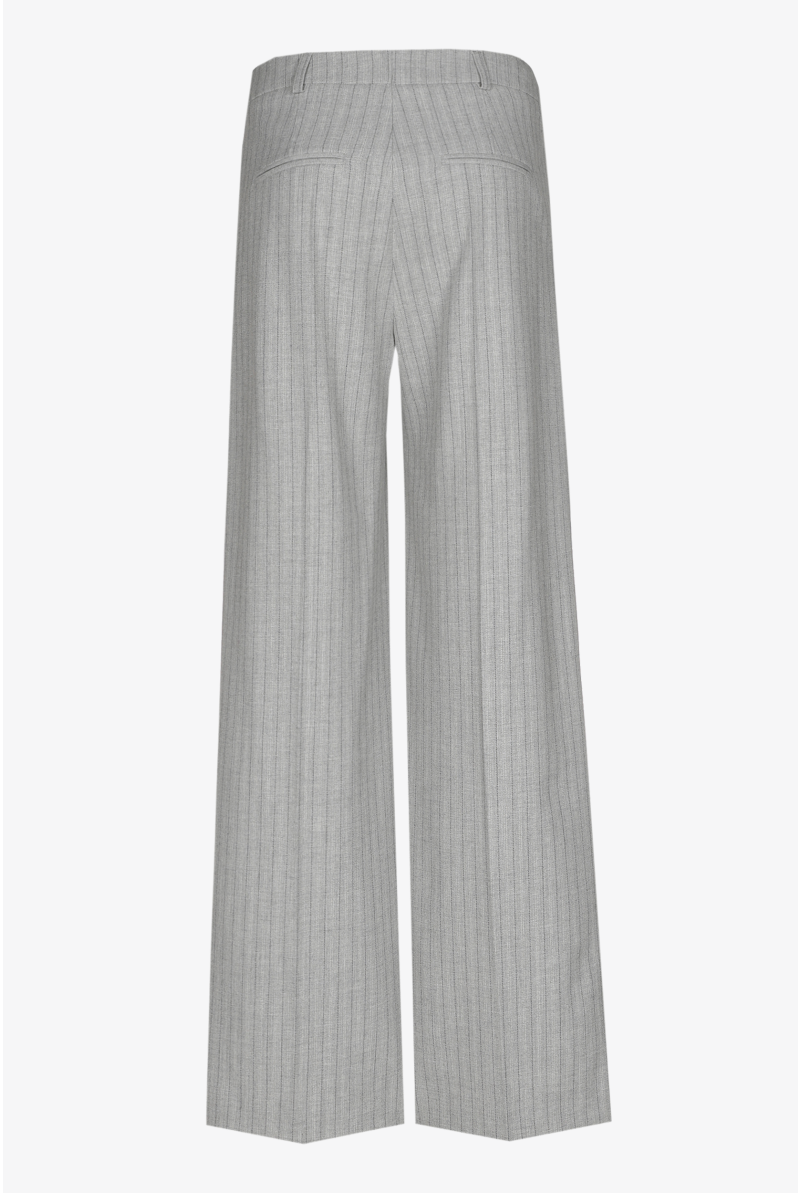 Gestreepte broek met wijde pijpen