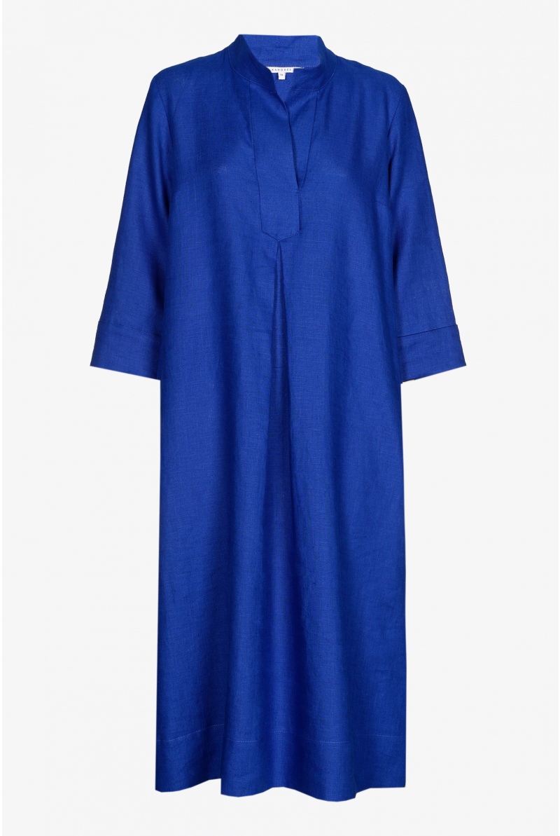 Robe mi-longue en lin