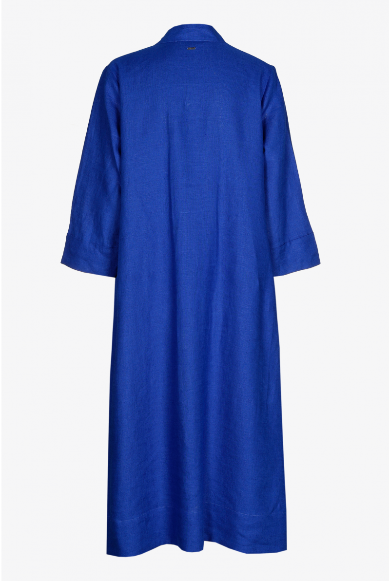 Robe mi-longue en lin
