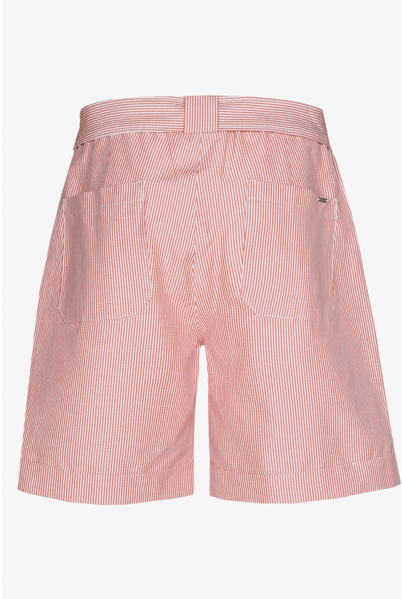 Multicoloured checked shorts