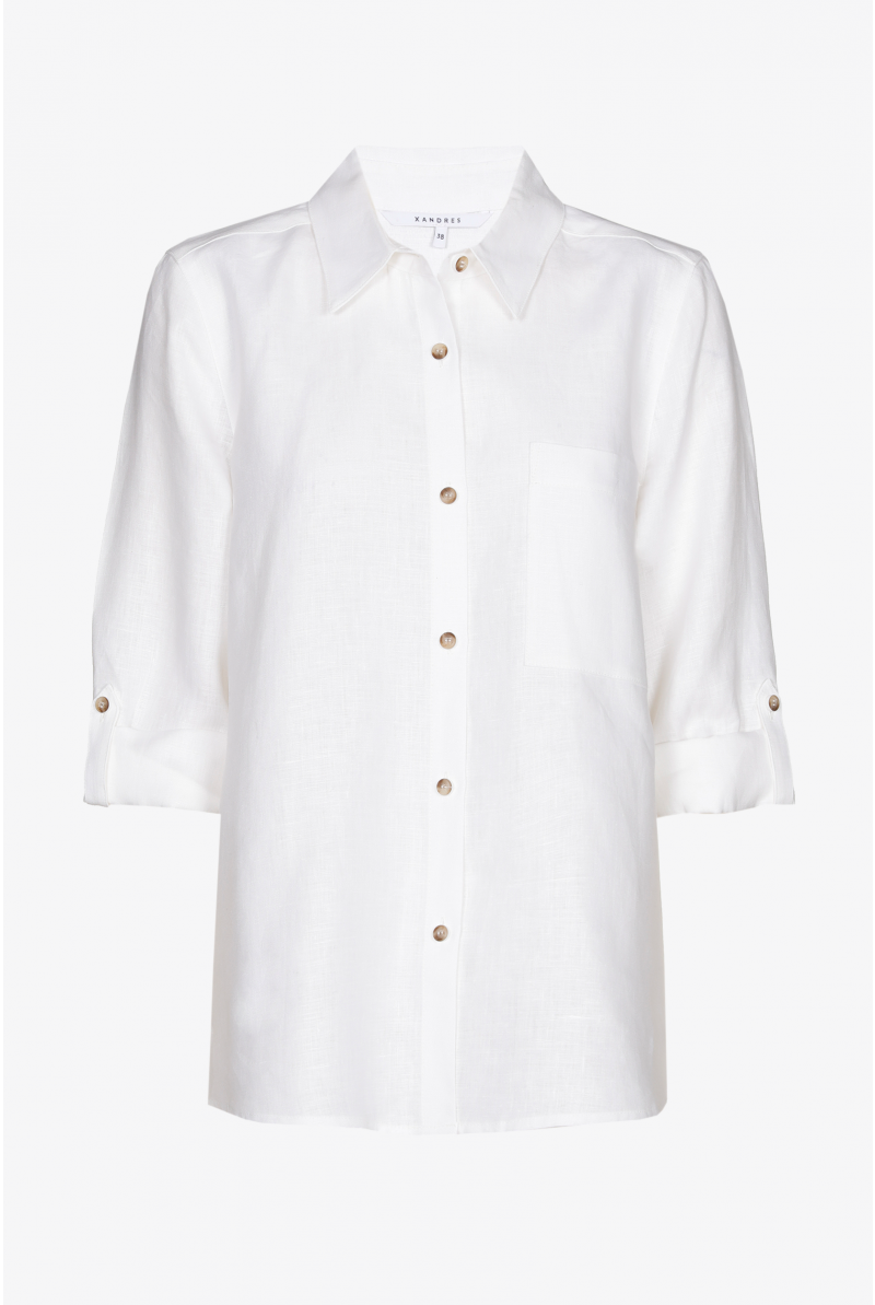 Basic linen blouse