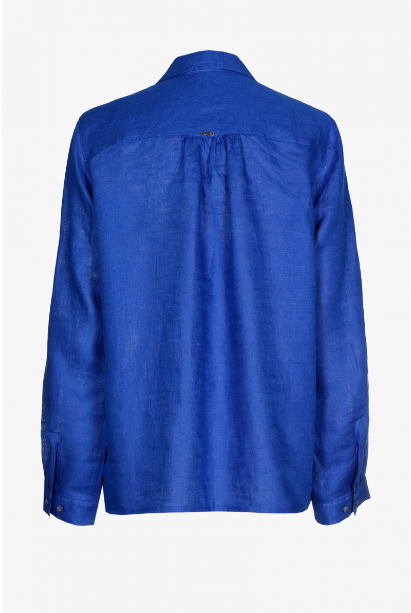 Hemdblouse in zomers linnen