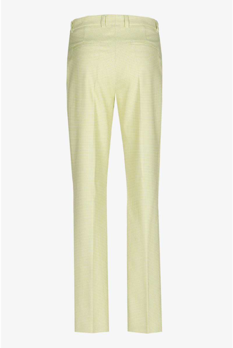 Trousers with gingham checks