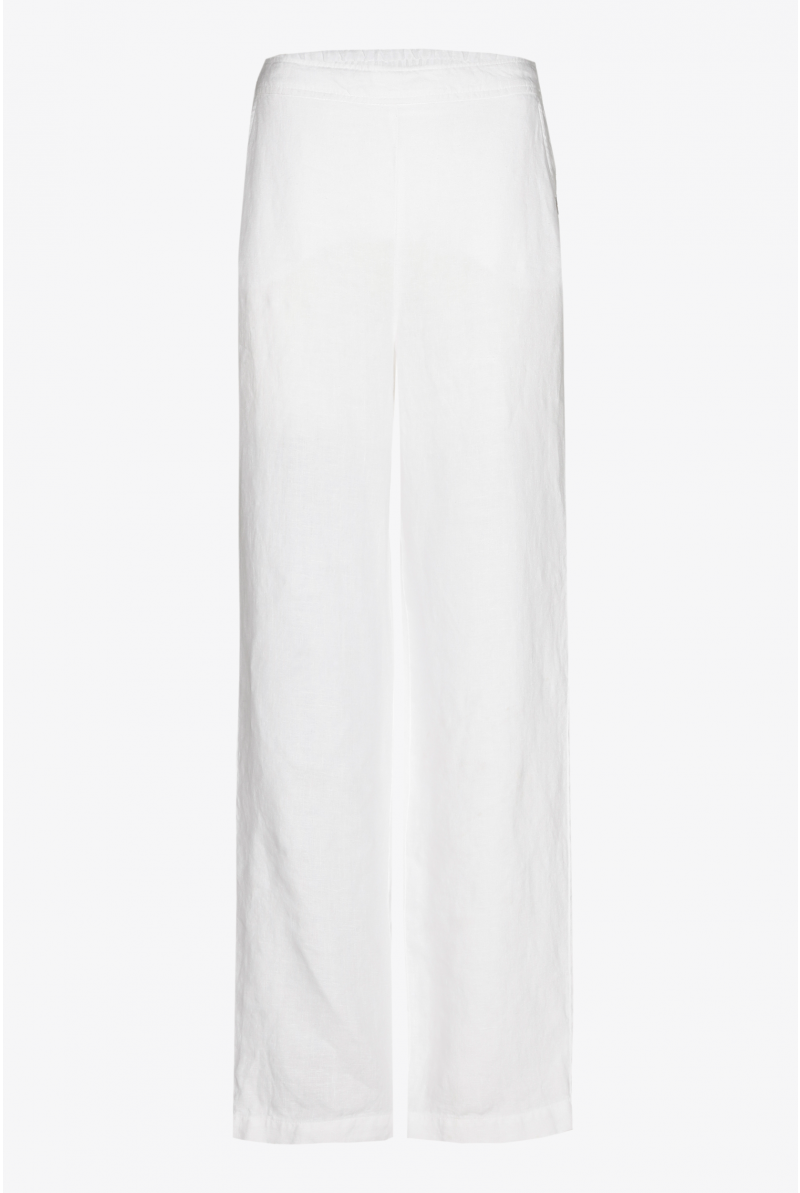 Pantalon en lin à jambes droites