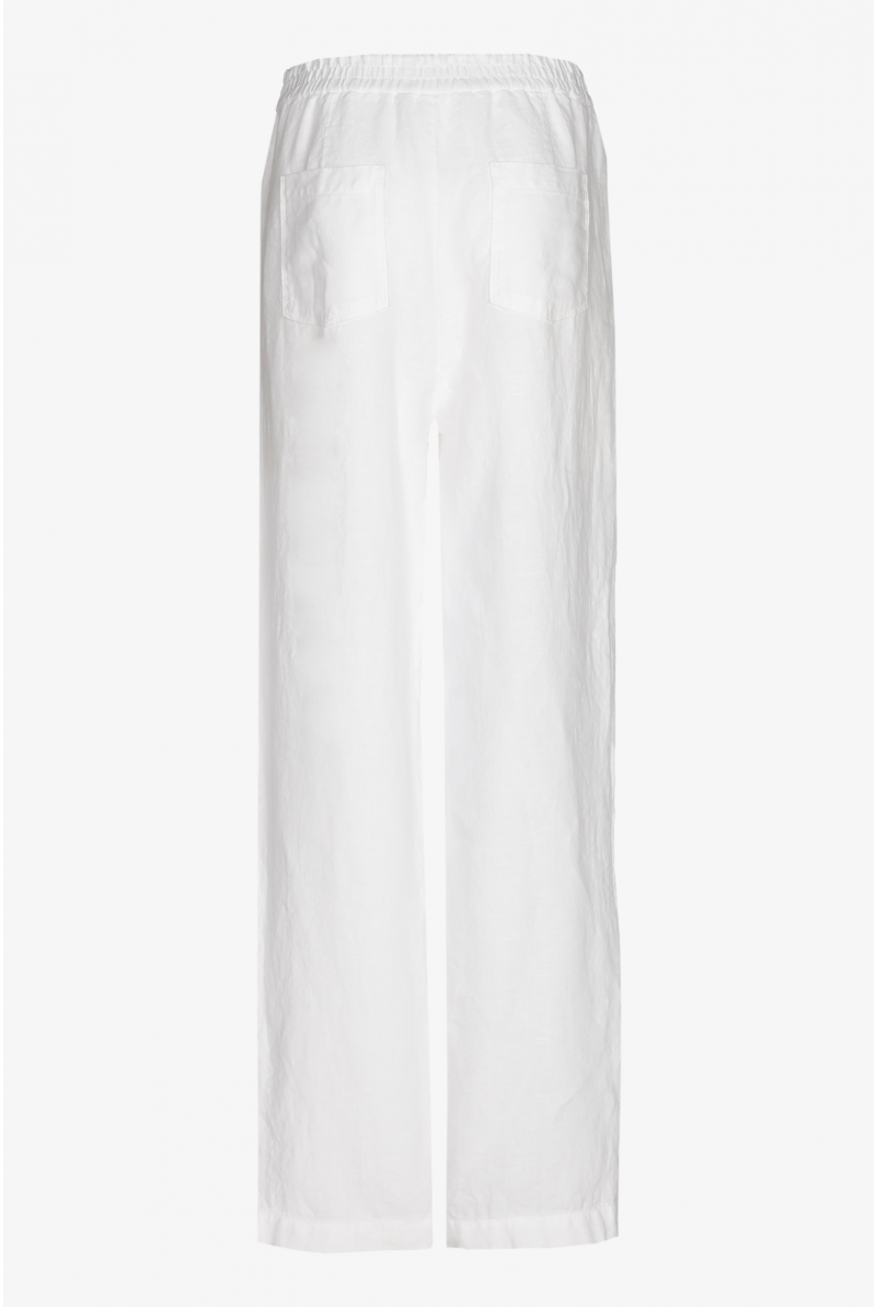 Pantalon en lin à jambes droites