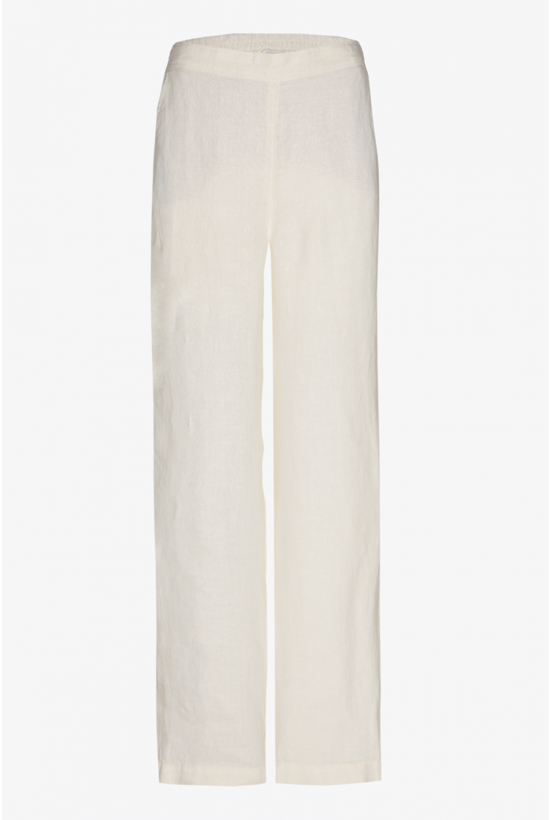 Pantalon en lin à jambes droites