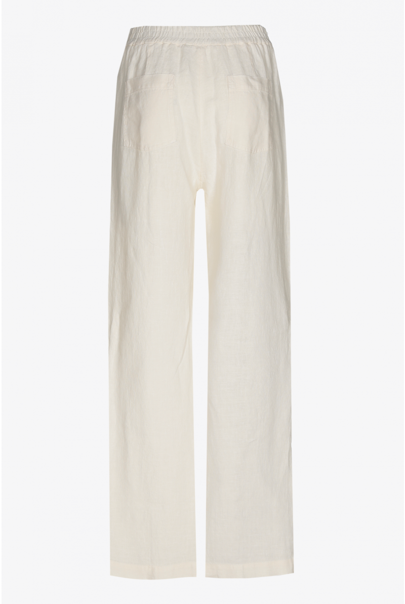 Pantalon en lin à jambes droites