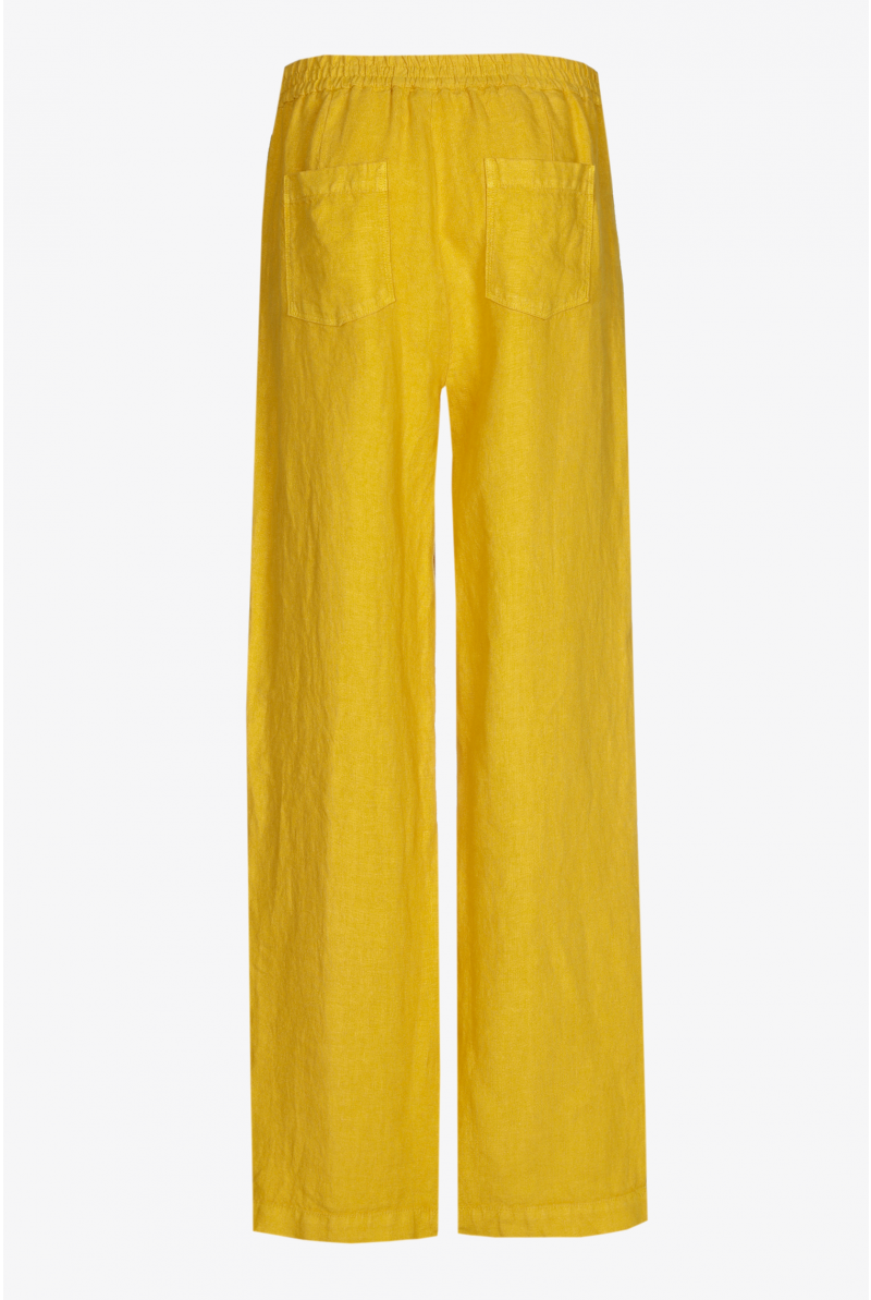 Pantalon en lin à jambes droites