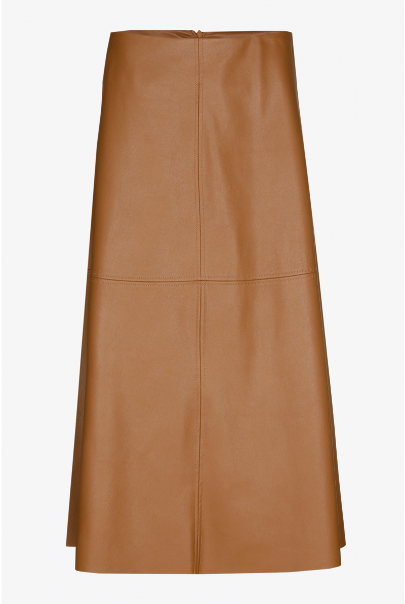 Faux leren rok sale