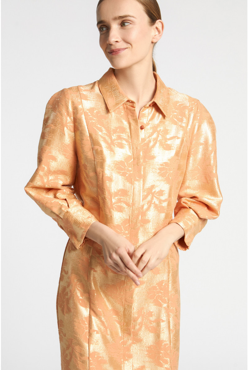Jacquard jurk met bloemenprint Xandres
