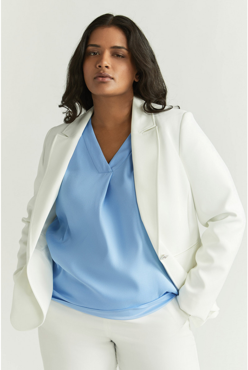 Blazer à col revers