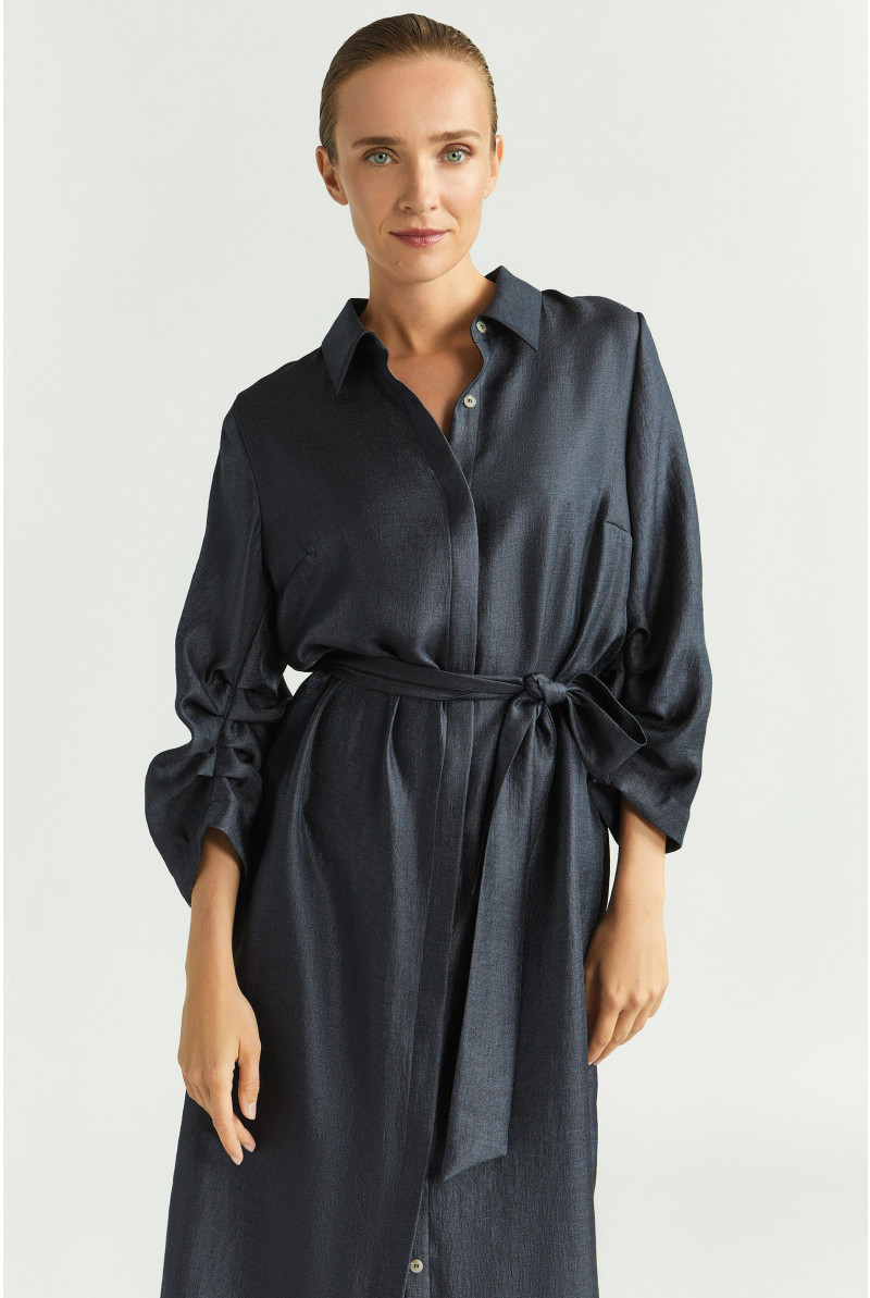 Robe-chemise brillante
