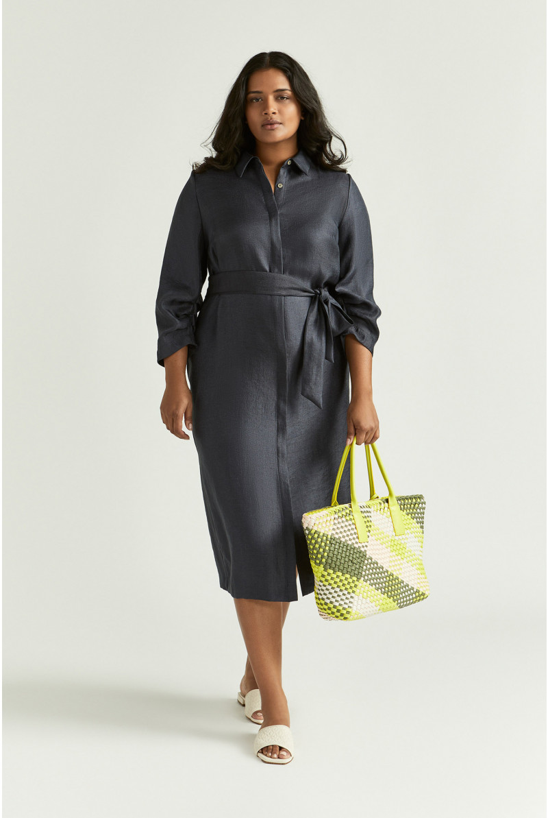 Robe-chemise brillante