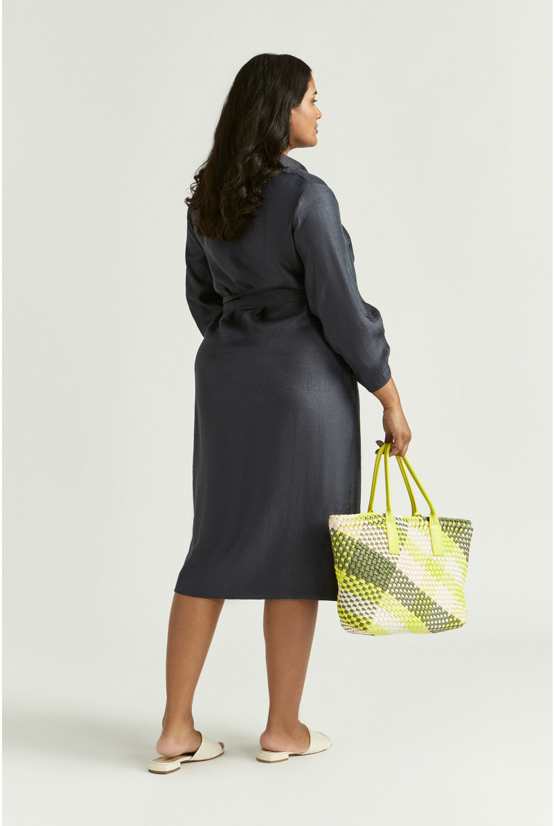 Robe-chemise brillante