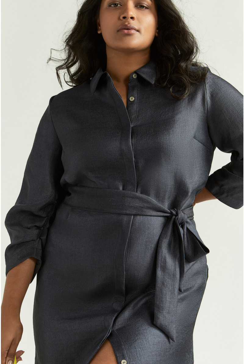 Robe-chemise brillante
