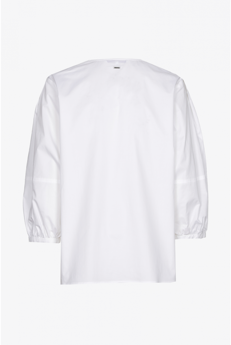 Blouse met pofmouwen