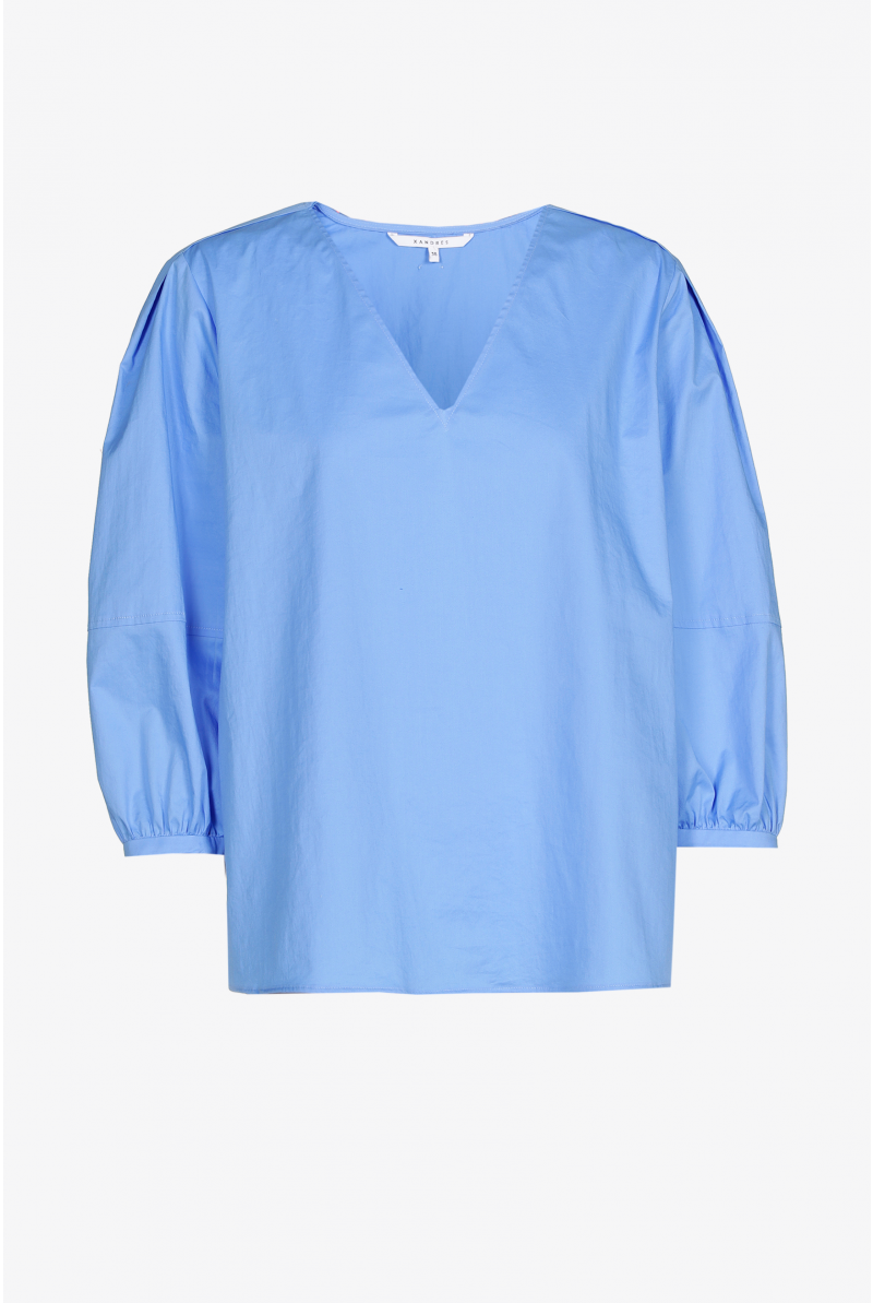 Blouse met pofmouwen